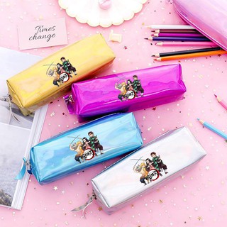 Hộp bút hologram NHŨ in hình MA ĐẠO TỔ SƯ JIBAKU SHIN CẬU BÉ BÚT CHÌ YURI ON ICE anime chibi