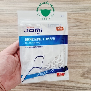Tăm chỉ kẽ răng Jomi túi 80 cây hàng chính hãng