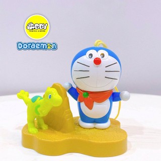 Mô hình Doraemon và Khủng Long Xanh