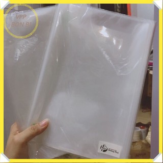 SÉT 10 cái Bọc bìa nylon kích thước 20cm - 27,5cm cao cấp dày