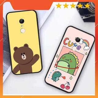 Ốp lưng Xiaomi REDMI 5 / REDMI 5 PLUS in hình khủng long , gấu nâu xinh xắn, siêu cute  mà còn vô cùng RẺ -ĐẸP