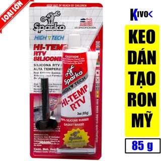Keo Dán Tạo Gioăng Chịu Nhiệt Sparko Đỏ 85g LOẠI LỚN- Keo Tạo Ron - Keo Tạo Gioăng Máy Động Cơ Cho Ô Tô Xe Máy- Kivo
