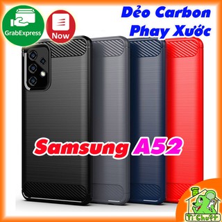 [Ảnh Thật] Ốp Lưng Samsung A52 4G/5G Dẻo Carbon Phay Xước Chống Sốc