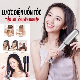 Máy tạo kiểu tóc đa năng FH- 909, lược điện chải thẳng tóc thông minh chuyên nghiệp