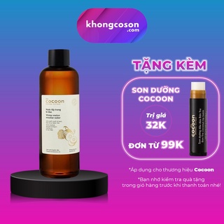 Nước Tẩy Trang Cocoon Bí Đao Cấp Ẩm và Giảm Dầu Cho Da Winter Melon Micellar Water 140-500ml - Khongcoson