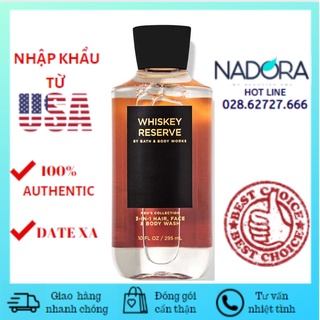 Sữa Tắm Nam Bath And Body Works - Whiskey Reserve Body Wash (295ml)