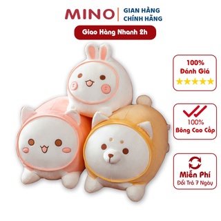 [Mã LT50 giảm 50k đơn 250k] Gấu Bông Shiba Inu Mèo Thỏ Dog Mềm Mại Dễ Thương MINO TH17