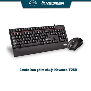 ˂PATECH˃ Bàn phím + Chuột NEWMEN có dây T260 - Hàng Chính Hãng