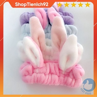 Băng đô tai thỏ, tai mèo vải nhung 3D băng đô đáng yêu tienich92 tienich