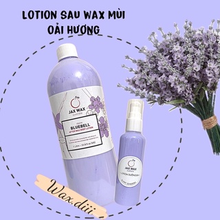 Lotion Bluebell dưỡng da wax chuyên dụng, dịu da, ngừa lông mọc ngược jaxwax mùi oải hương