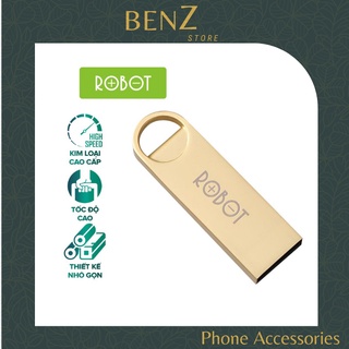 USB Lưu Trữ 16GB/32GB ROBOT RF316/332 Flash Drive Kim Loại Siêu Nhẹ Kết Nối Nhanh BenZ Store