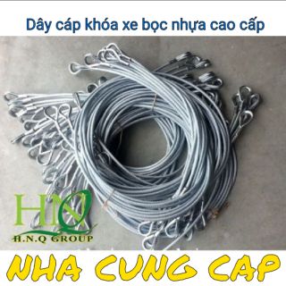 (GIÁ HỦY DIỆT) DÂY CÁP KHÓA XE BỌC NHỰA CAO CẤP
