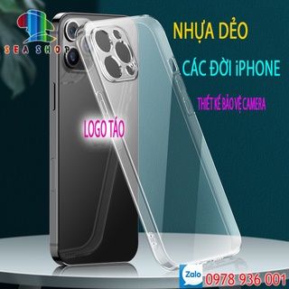 [BẢO VỆ CAMERA] Ốp lưng iPhone 12 Pro Max/ 12 Mini / iPhone 13 Pro Max nhựa dẻo -trong suốt - giá rẻ - Thiết kế tinh tế