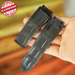 [CÓ TOOL THAY DÂY] Dây đep cao su Hublot vân cá sấu size sz42mm dây 19-25-22 hương Vani 3 MÀU CAO CẤP