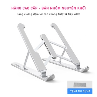 Giá đỡ LAPTOP, MACBOOK, IPAD bằng Nhôm - Có thể điều chỉnh được độ cao, Đế tản nhiệt laptop, Đế kê laptop nhôm