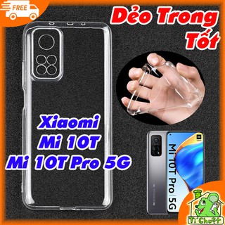 [Loại Tốt-Ảnh Thật] Ốp lưng Xiaomi Mi 10T Pro 5G Silicon Dẻo Trong Suốt
