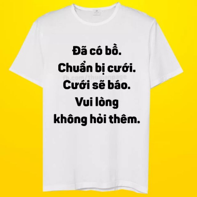 Áo thun đã có bồ