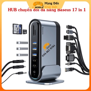 Hub chuyển đổi đa năng Baseus 17 in 1 Hỗ trợ mở rộng 17 cổng kết nối dành cho Mobile