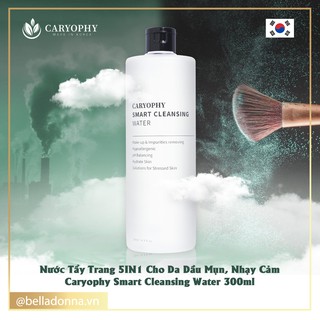 Nước Tẩy Trang Thông Minh 5IN1 Cho Da Dầu Mụn, Nhạy Cảm Caryophy Smart Cleansing Water 500ml