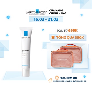 Kem dưỡng giúp cải thiện bề mặt da, giảm mụn đầu đen và giảm bóng nhờn La Roche Posay Effaclar K+ 40ml