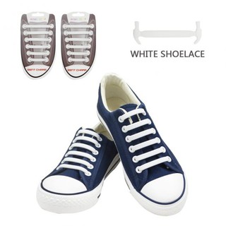 Dây giày cao su đàn hồi thông minh VTIE Shoelace mặt nhám từ silicon bộ 12 dây tiện lợi