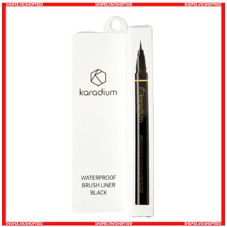 Bút Dạ Kẻ Mắt Nước Karadium Waterproof Brush Liner Black - lâu trôi không lem