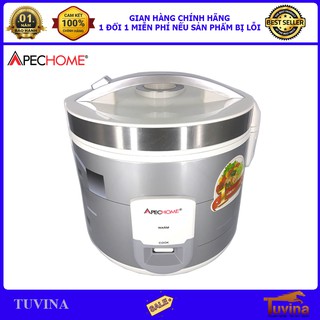 Nồi Cơm Điện 1.8 Lít 1.8L Nắp Gài Chống Dính Apechome APH-RC18Y - Hàng Chính Hãng (Bảo Hành 12 Tháng)