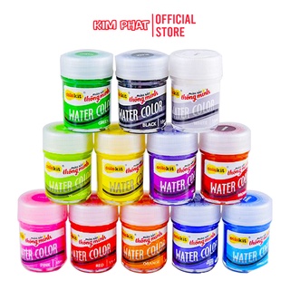 Màu nước Colokit 8/12 màu kèm 01 cọ vẽ