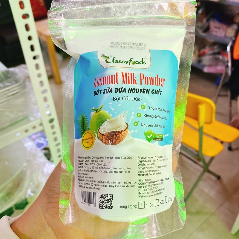 Bột Cốt Dừa Nguyên Chất