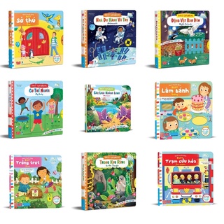 [Mã LIFEMALL995 giảm 10% đơn 99K] Sách chuyển động thông minh đa ngữ Việt - Anh - Pháp
