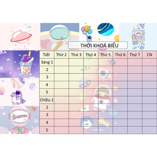 Thời Khoá Biểu phi hành gia TKB61 A5