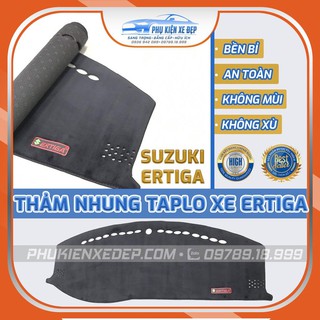 Thảm chống nóng taplo xe Suzuki Ertiga chất liệu Nhung Lông cừu 3 lớp chống trượt