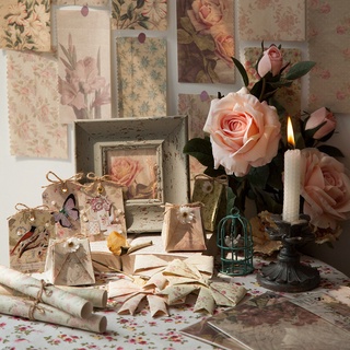 [Mã LIFEBOOK2 giảm 10% đơn 0Đ] Giấy Nền Trang Trí Scrapbook Vintage Khổ 16.5 cm