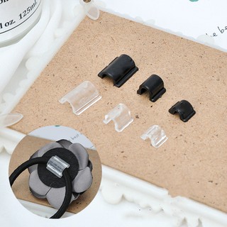 Đế chun nhựa dùng để đỡ và gắn nơ lên chun phụ kiện handmade BÁN THEO 10PCS/TÚI