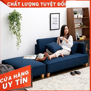 Ghế sofa phòng khách chữ L, Sofa dài phong cách Nhật Bản có thể thay đổi 4 kiểu dáng