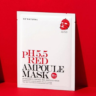 [1 Miếng] Mặt Nạ Red Peel PH5.5 Red Ampoule Mask - Mặt nạ dưỡng da cung cấp ẩm , ngăn ngừa mụn từ Hàn Quốc