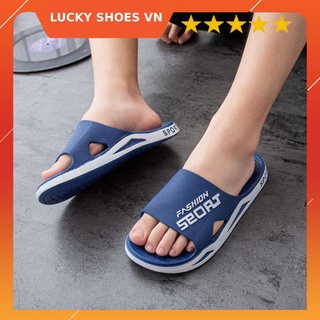 Dép nữ nam đế thơm SEO đế siêu êm 3 màu cao cấp chất đẹp [H64] LUCKY SHOES VN