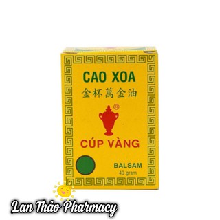 CAO XOA CÚP VÀNG 40G CHÍNH HÃNG GIÁ SỈ - DẦU CÙ LÀ