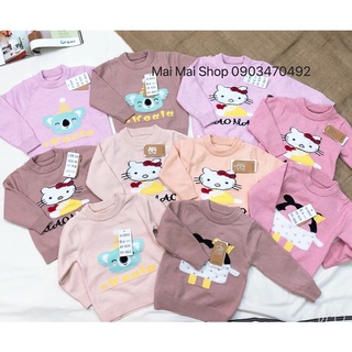 Áo len Quảng Châu cho bé gái 0-4 tuổi- Chất len 1 lớp, mịn, mềm bao đẹp