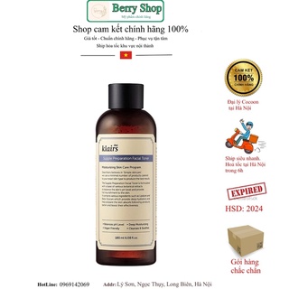 Nước cân bằng hoa hồng có mùi Dear Klairs , Toner Dear Klairs Supple Preparation Facial 180ml