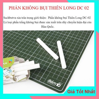 Phấn Trắng Viết Bảng Không Bụi Thiên Long DC02 - Viết Nét Chữ Rõ Ràng Không Độc Hại Khi Sử Dụng