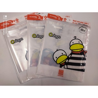 Bọc vở nylon loại nhỏ HH tệp 10 tờ