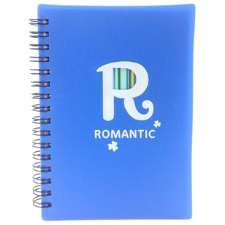 Sổ Lò Xo 50H368 - Mẫu 3 - Romantic - Xanh Dương