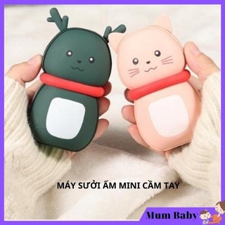 Máy sưởi ấm mini cầm tay thông minh, cao cấp kiêm sạc dự phòng, kiểu dáng nhỏ gọn đáng yêu cute dễ thương. BH 12 tháng