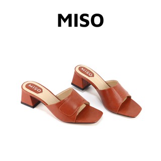 Guốc nữ quai bản mùa hè đi chơi cao 5cm Miso M027