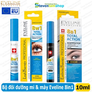 Bộ đôi dưỡng mi và mày Eveline 8in1 - Ba Lan