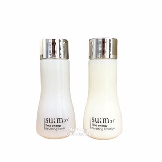 Cặp nước hoa hồng và sữa dưỡng Sum37 Time Energy Resetting cho làn da mệt mỏi kém sắc