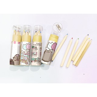 Bộ bút chì màu kèm gọt bút pusheen BBC30