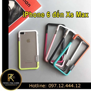 Ốp Viền tản nhiệt tốt iPhone 6/6s/6 Plus/6s Plus/7/8/7 Plus/8 Plus/X/Xs/Xr/Xs Max