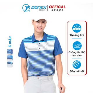 Áo Thể Thao Golf Nam DONEXPRO Thiết Kế Form Classic, Chất Liệu Vải Thoải Mái, Thoáng Mát, Thấm Hút MC-9014